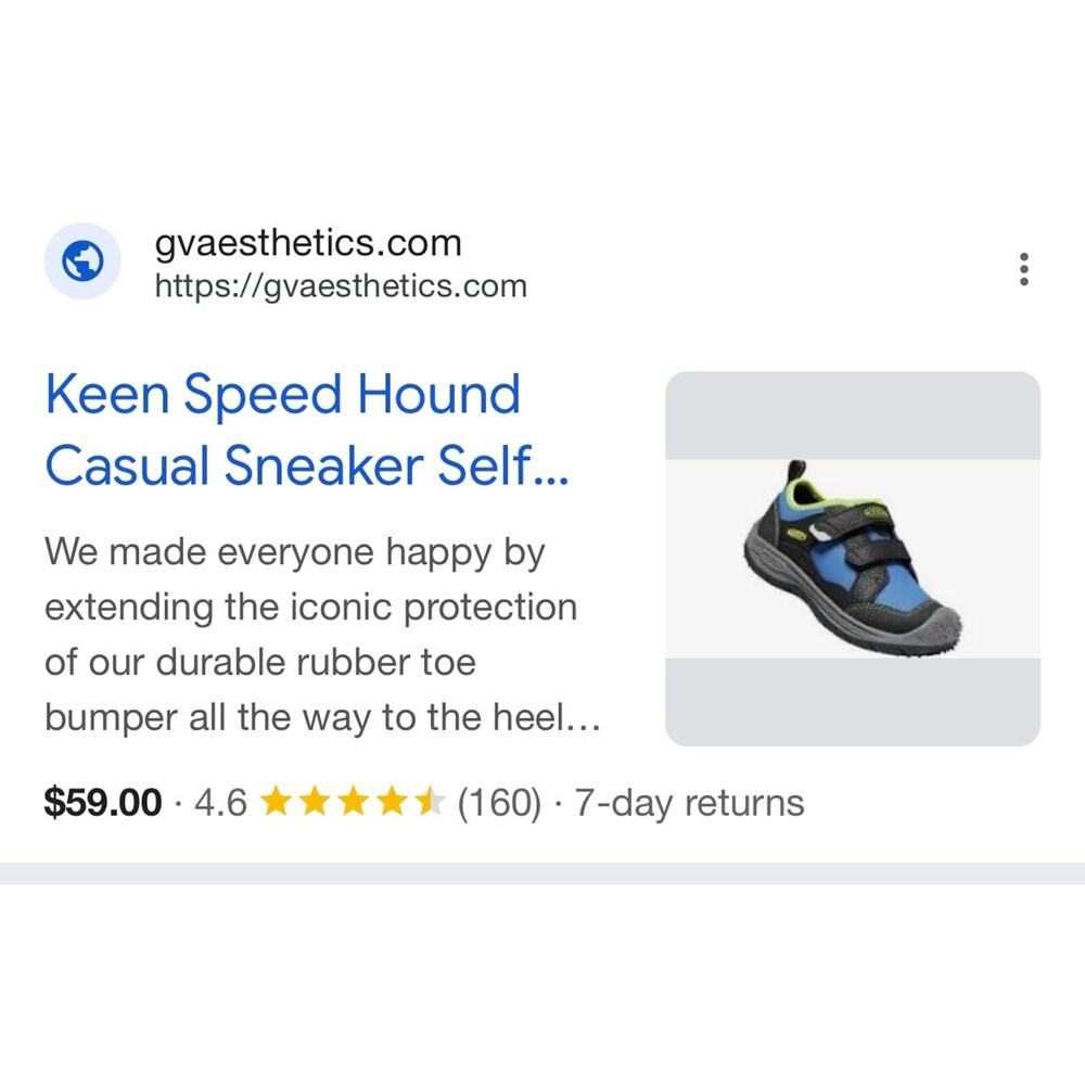 Keen speed hound casual sneaker Size 4 - Picture 9 of 9
